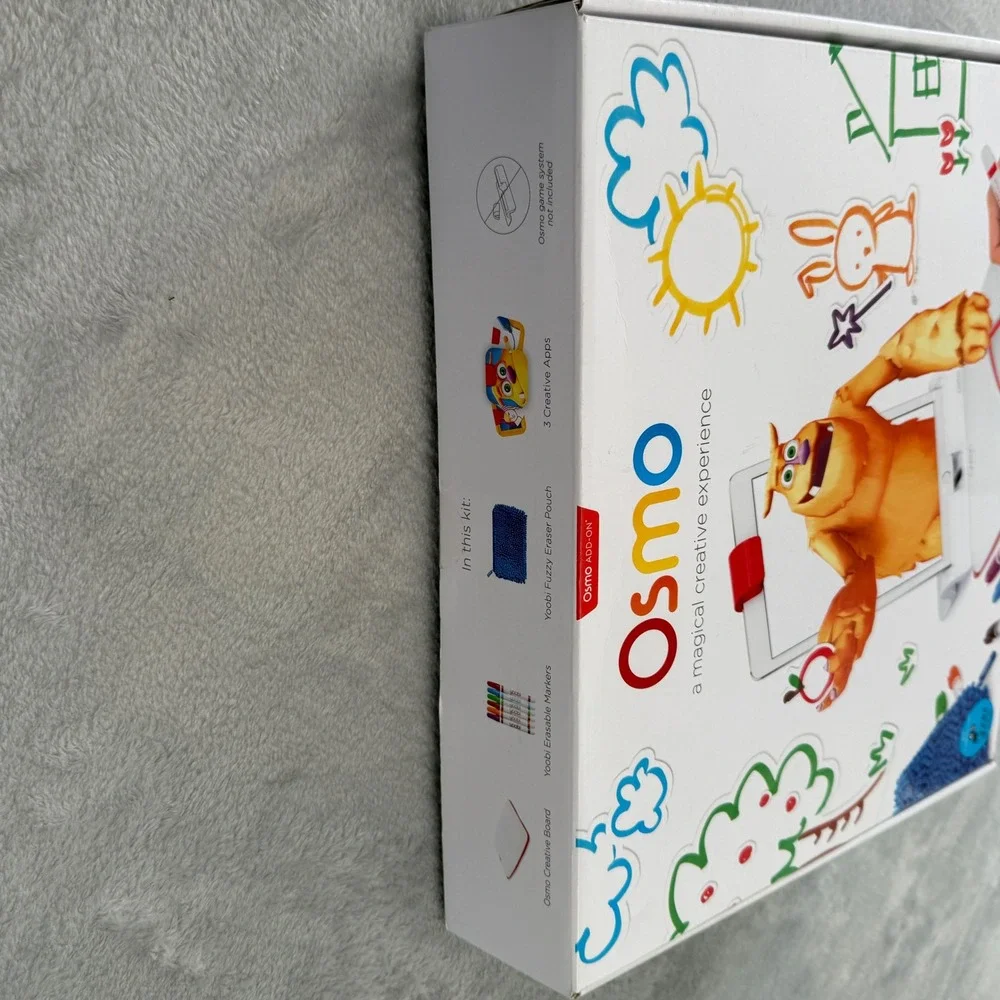 Osmo Creative Set Drawing Board for iPad 6 Markers Super Sweeper & Pouch